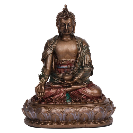 Resin Buddha Idol For Home Table Decor, Height 5.5 Inch