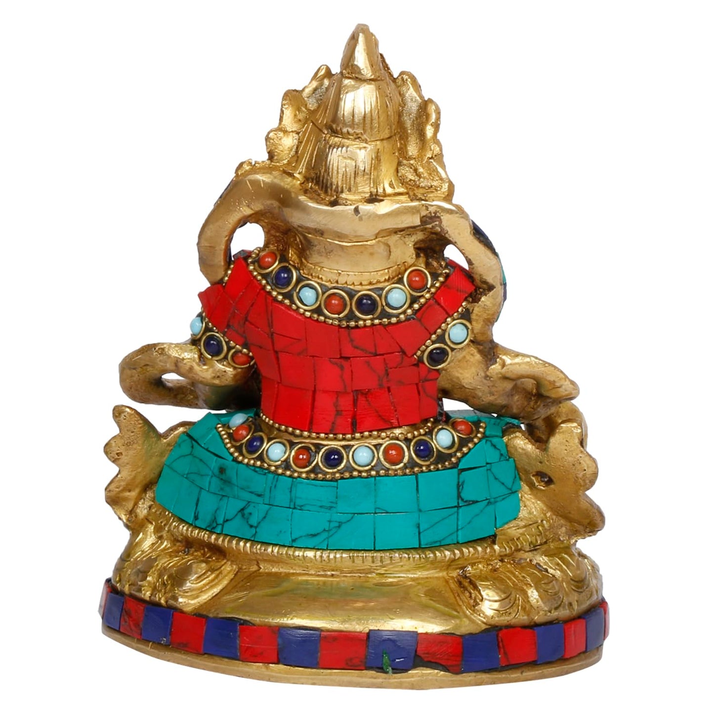 Brass Kuber Maharaj Murti Lord of Wealth Kubera Statue Idol for Tijori Locker Money Safe Maha Dosh Nivaran Prosperity